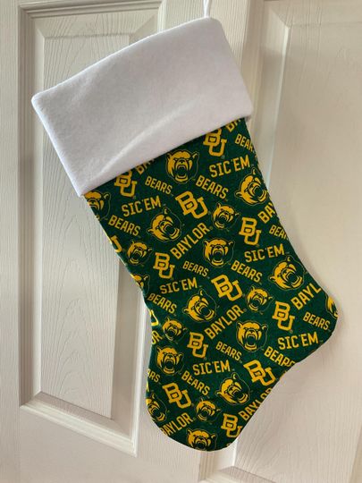 Discover Baylor Bears  Christmas Stocking