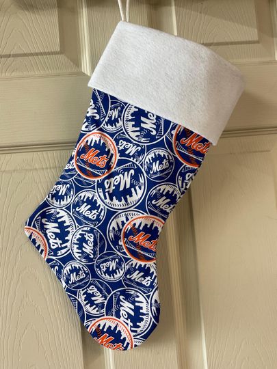 Discover NY Mets  Christmas Stocking