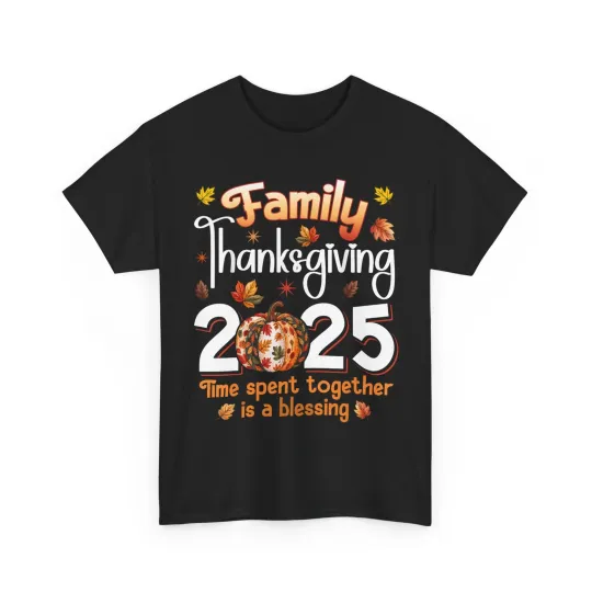 Discover Family Thanksgiving 2025 Group Matching Crew T-Shirt