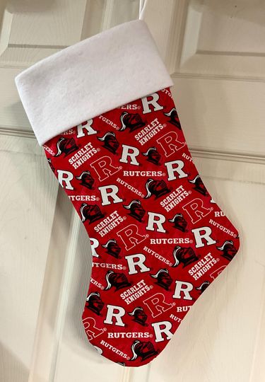 Rutgers Scarlet Knights Christmas Stocking