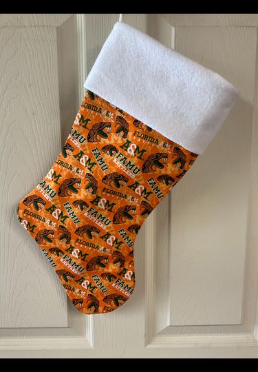 Discover Florida A & M FAMU Christmas Stocking