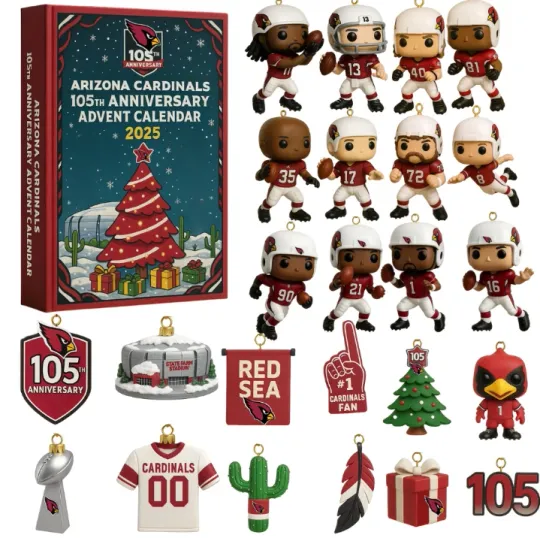 Discover Arizonna Cardinal Advent Calendar 2D Gift For Christmas