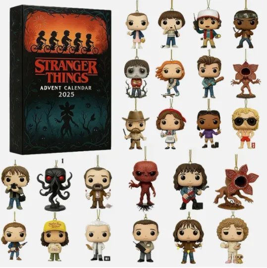 Stranger Things 2025 Christmas Calendar Advent 2D Acrylic