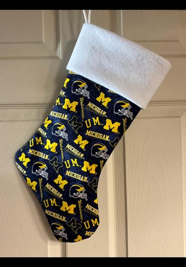 Discover Michigan Wolverines Christmas Stocking
