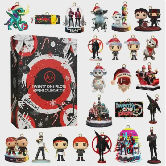 Discover 2025 Horror Characters Countdown: Twenty One Pilot2025 Advent Calendar Blind Box