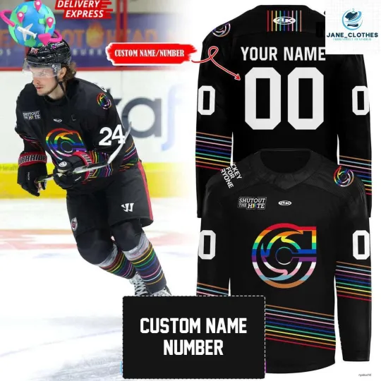 Discover Personalized Cincinnati Cyclones Shutout the Hate 2025 Edition Men's Hockey Jersey