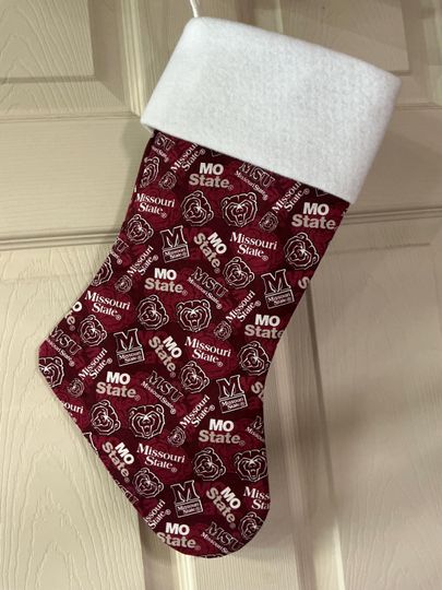 Discover Missouri State University Christmas Stocking