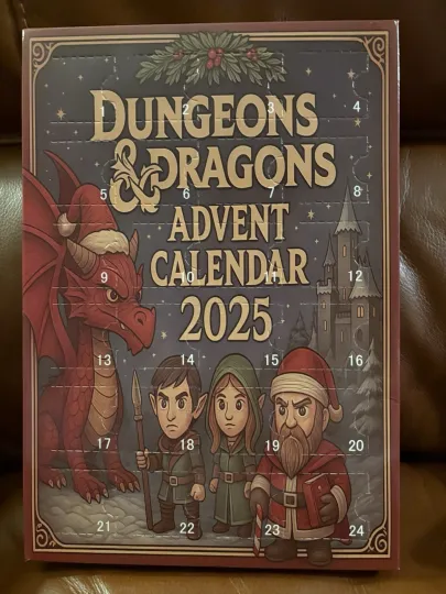 Discover Dungeons & Dragons Advent Calendar 2025 | Blind Box Christmas Tree Acrylic Ornam