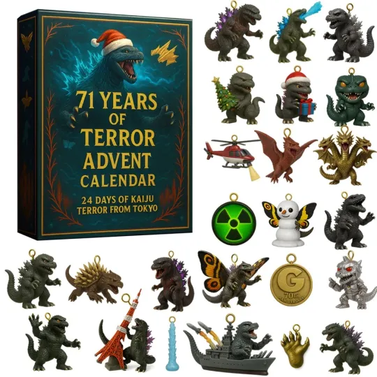 Discover 2025 Advent Calendar 71 Years of Terror 2D Acrylic Best Christmas Countdown Gift