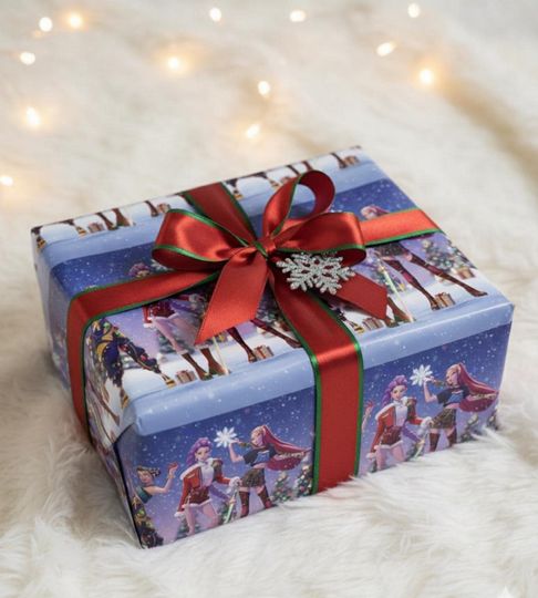 Discover KPOP DEMON HUNTERS Festive Wrapping Paper for Holiday Gifts, Christmas Wrapping, Gift Wrap Roll, Colorful Holiday Decor, Unique Present Wrap