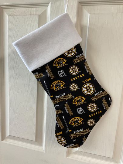 Boston Bruins Christmas Stocking