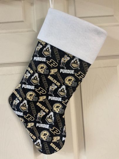 Purdue Boilmaker  Christmas Stocking