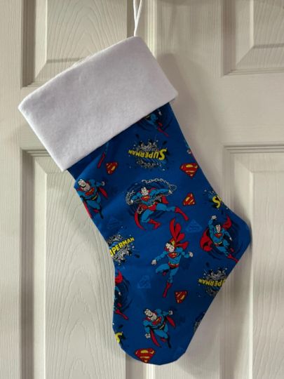 Superman  Christmas Stocking