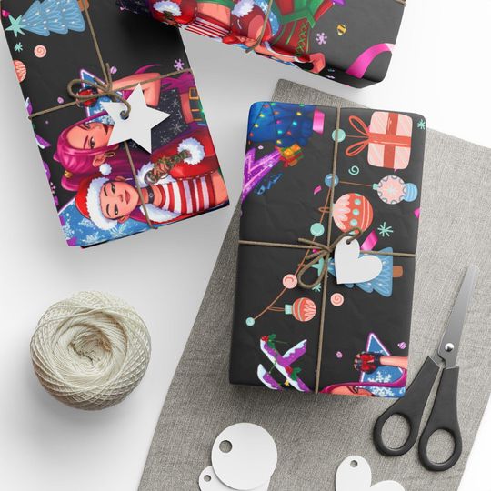 Kpop Demon Hunters Huntrix Wrapping Papers,Christmas Wrapping Paper,Unique Wrapping Supplies