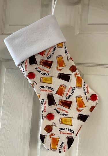 Craft Beer Christmas Stocking
