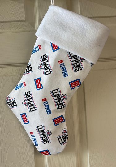 Discover LA Clippers Christmas Stocking