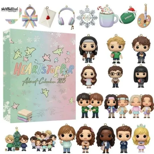 Teen Romance 2025 Heartstopper Advent Calendar, 24-Day Holiday Gift