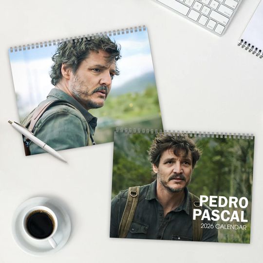 Pedro Pascal 2026 Wall Calendar - Actor Fan Gift, TV Show Calendar