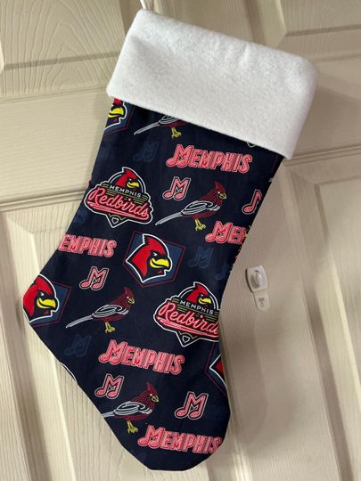 Discover Memphis Redbirds Christmas Stocking