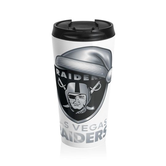 Raiders Stainless Steel Travel Mug