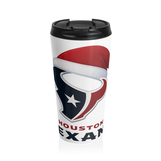 Houston Texans Holiday Travel Mug