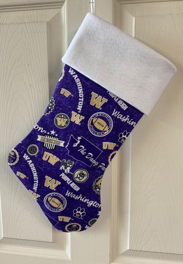 Discover Washington Huskies Christmas Stocking