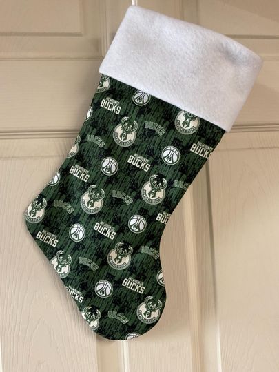Discover Milwauke Bucks Christmas Stocking