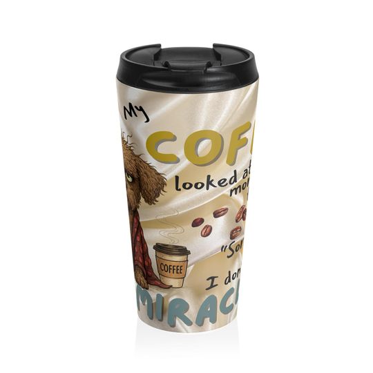 Grumpy Morning Dog Silk Edition Travel Mug