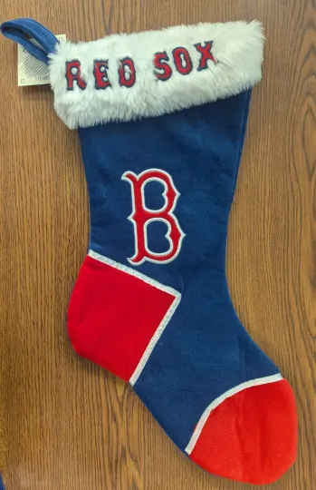 Discover TEAM BEANS MLB BOSTON RED SOX CHRISTMAS STOCKING NEW WITH TAGS