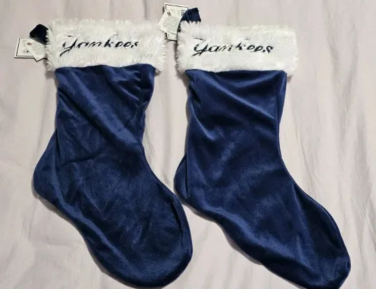 2 N.Y. Yankees Holiday 17" Christmas Stocking Team