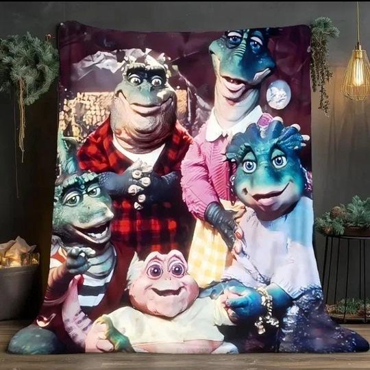 Discover The Good Dinosaur Family Fleece Blanket, Good Dinosaur Throw Blanket For Bed Couch Sofa, Cartoon Series Gifts For Fan Lovers, Christmas 2025