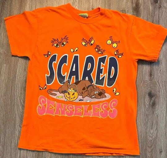 Discover Cartoon Network Scooby Doo T-Shirt Orange Vintage
