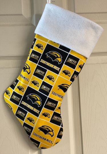 Discover Southern Miss Golden Eagles Christmas Stocking