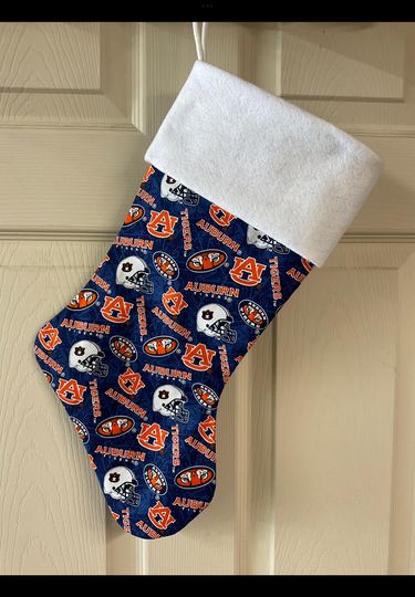 Discover Auburn Christmas Stocking
