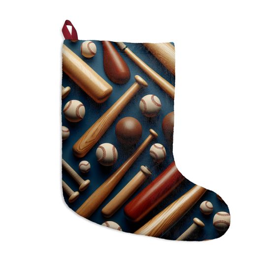 Discover Baseball Christmas Stockings - Perfect Holiday Decor for Sports Lovers, Baseball Fan Gift, Unique Christmas Decor, Sports Themed Stockings,