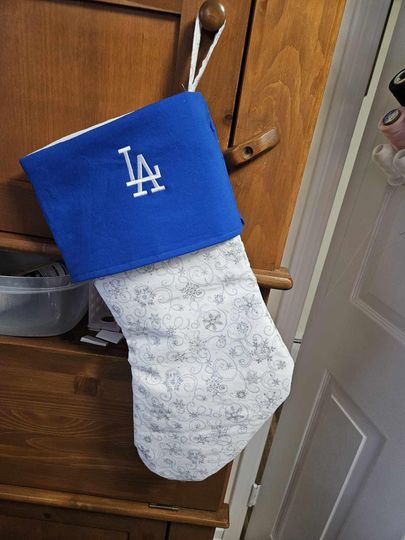 Discover Dodgers Christmas Stocking