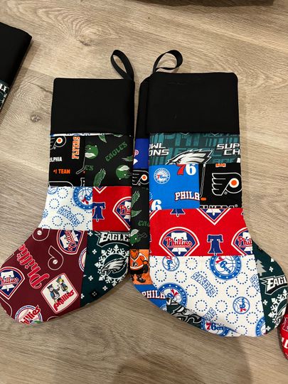 Discover Philadelphia sports team Christmas stocking