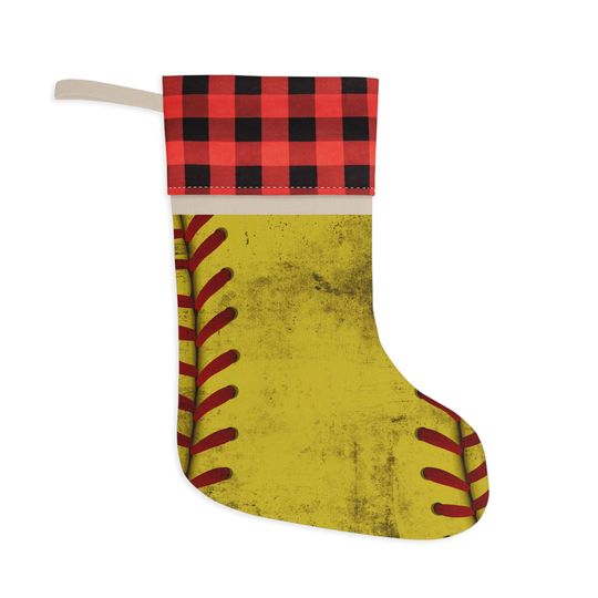 Discover Personalized Baseball Christmas Stocking, Holiday Decor, Sports Fan Gift, Custom Christmas Sock, Unique Holiday Decoration