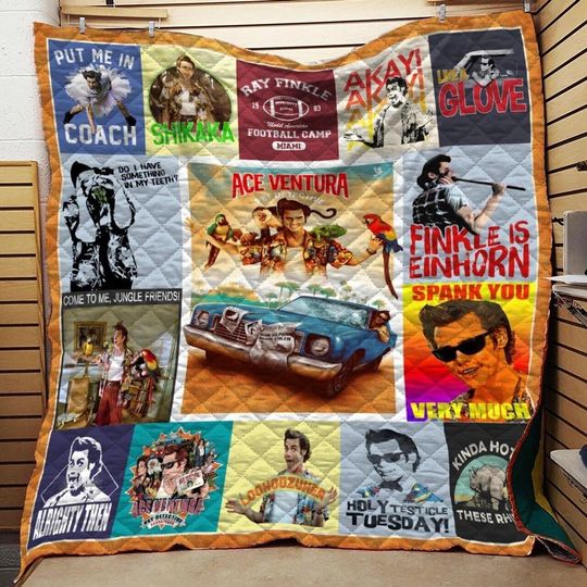 Discover Ace Ventura Blanket, Jim Carrey Fleece Blanket, Ace Ventura Pet Detective Movie Blanlket, Vintage Throw Blanket For Bed Couch Sofa