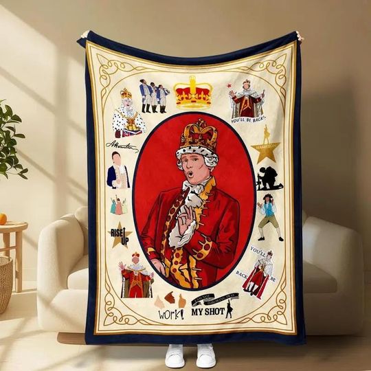 Discover Alexander Hamilton Throw Blanket, Hamilton Lovers Fleece Blanket, Hamilton Musical Fan Blanket, Christmas Gifts Throw Blanket For Couch Sofa