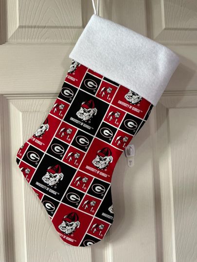 GA bulldogs Christmas Stocking
