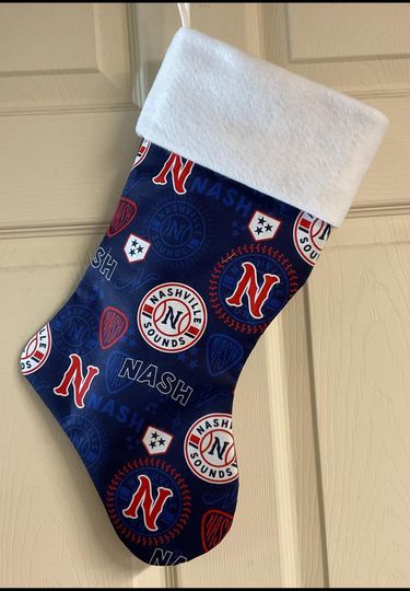 Discover Nashville Sounds NASH Christmas Stocking