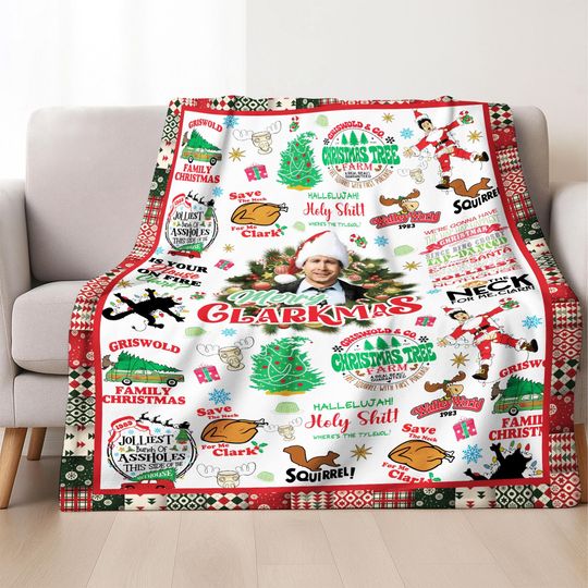 Discover Griswold Family Christmas Blanket, National Lampoon's Christmas Vacation Blanket, Christmas Vacation Movie Throw, Holiday Blanket Gift