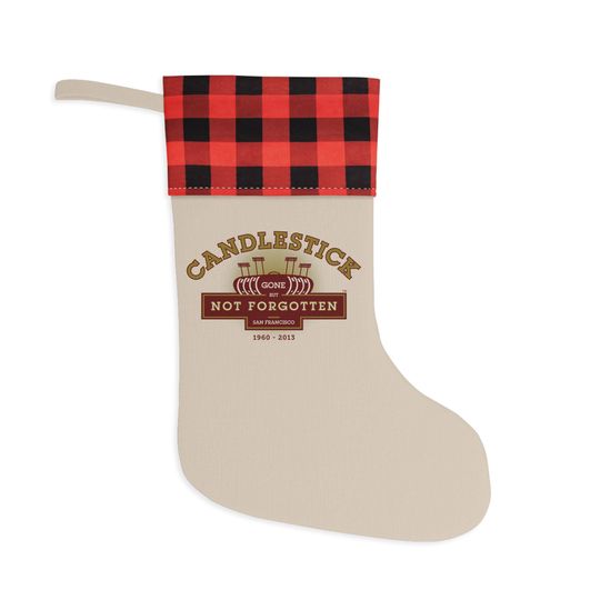 Discover Christmas stocking, Candlestick Park History, SF Giants Memories, San Francisco Stadium Gift, football Football Fan, The Catch Legacy,