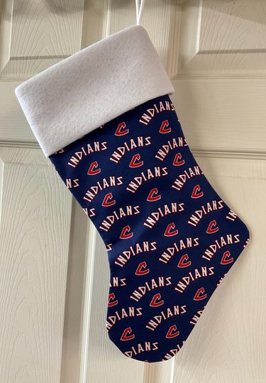 Cleveland Indians Christmas Stocking