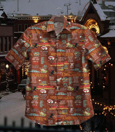 Discover Christmas Vacation Hawaiian Shirt, National Lampoon's Christmas Hawaiian Shirt, Xmas Movie Shirt for Men & Women