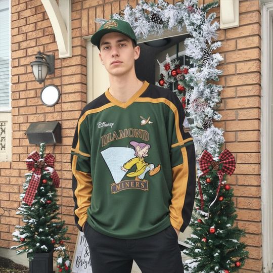 Discover Vintage Disney Seven Dwarfs Hockey Jersey, Seven Dwarfs Sport Team Hockey Jersey, Snow White & Seven Dwarfs Outfits, Disney Matching Trip