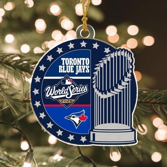 Discover Blue Jays Acrylic Ornament, Baseball Ornament, Christmas Ornament, Champion Gift For Ornaments Decor, 2025 Series Champion