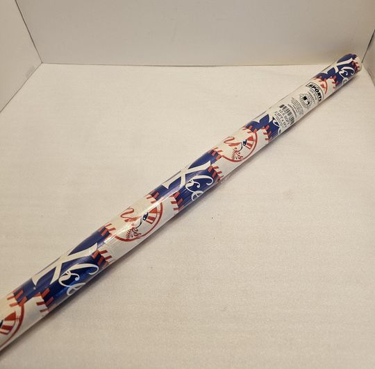 Discover Vintage 2000 NY Yankees Sealed Hallmark Wrapping Paper New MLB Baseball NOS