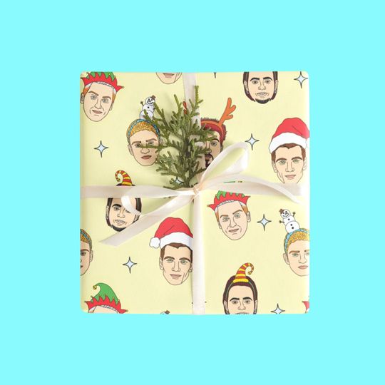 Discover Boyband Gift Wrap, NSYNC Wrapping Paper, 90s Christmas Wrapping Paper, Y2K Christmas Paper, Y2K Themed Wrapping Paper, 90s Gift Wrap
